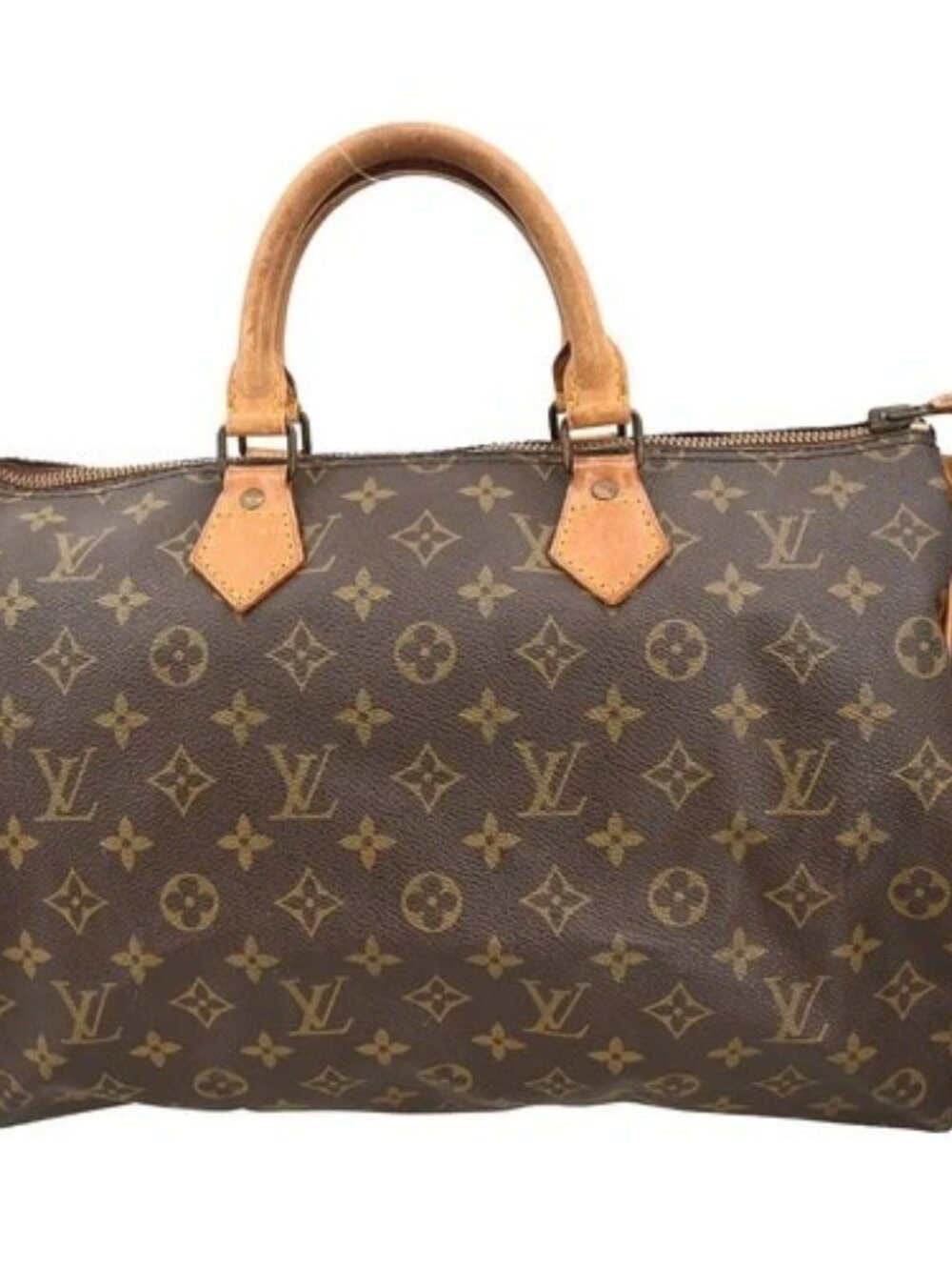 Best02 LOUIS VUITTON SPEEDY 35 HANDBAG MONOGRAM CANVAS M41524 831SA YQ07367 - Picture 1 of 15